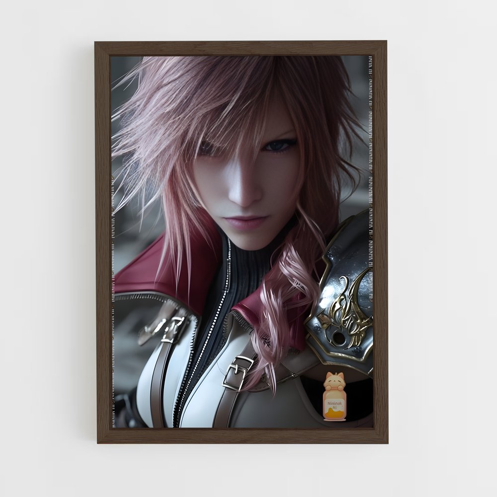Poster Pink Blade – affiche Final Fantasy (vue 5)